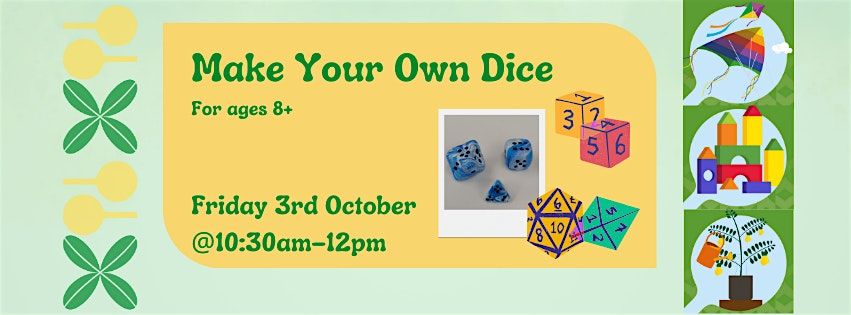 Make Your Own Polymer Clay Dice (Age 8+)