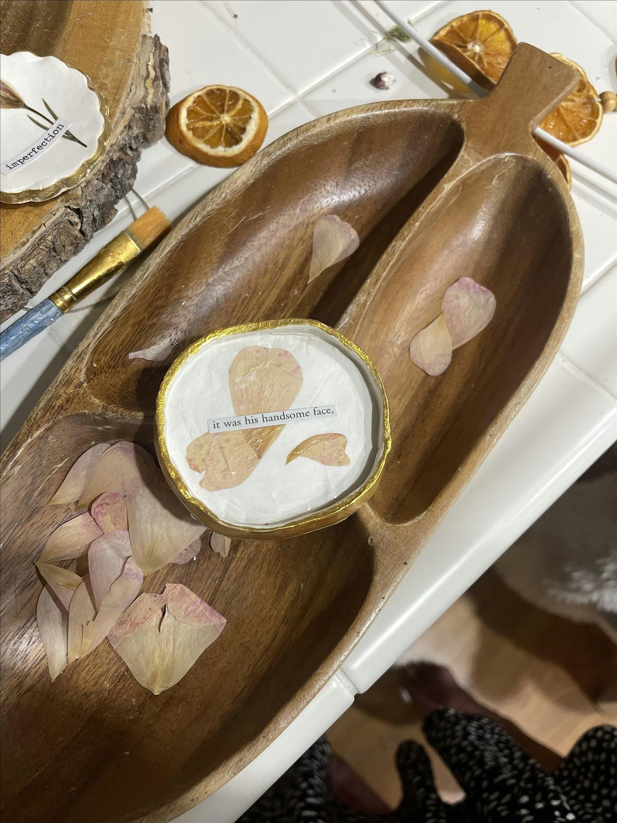 Pinch Pots & Pressed Flowers