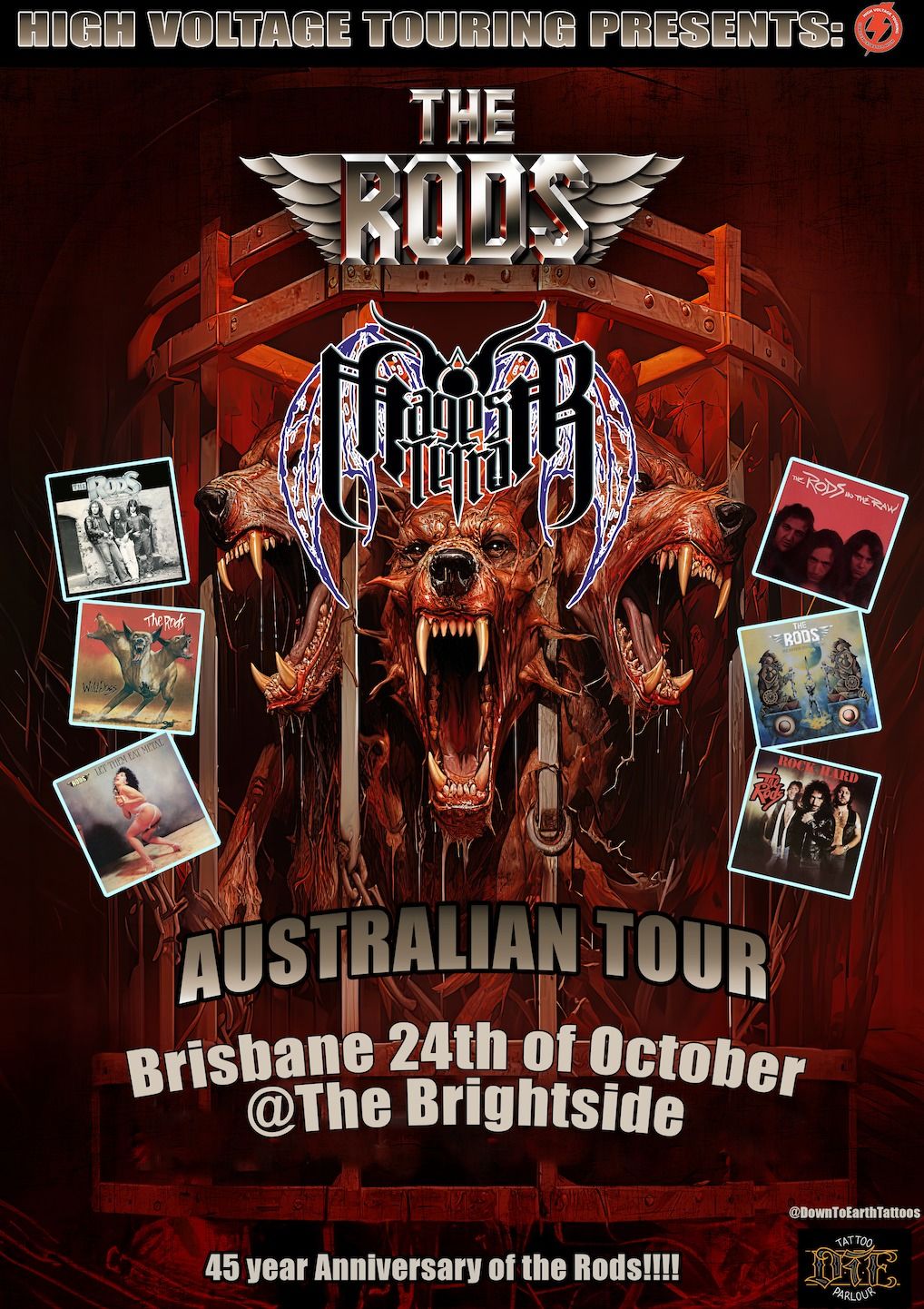 THE RODS BRISBANE!!!!! 45 YEARS OF THE RODS!!!!!!