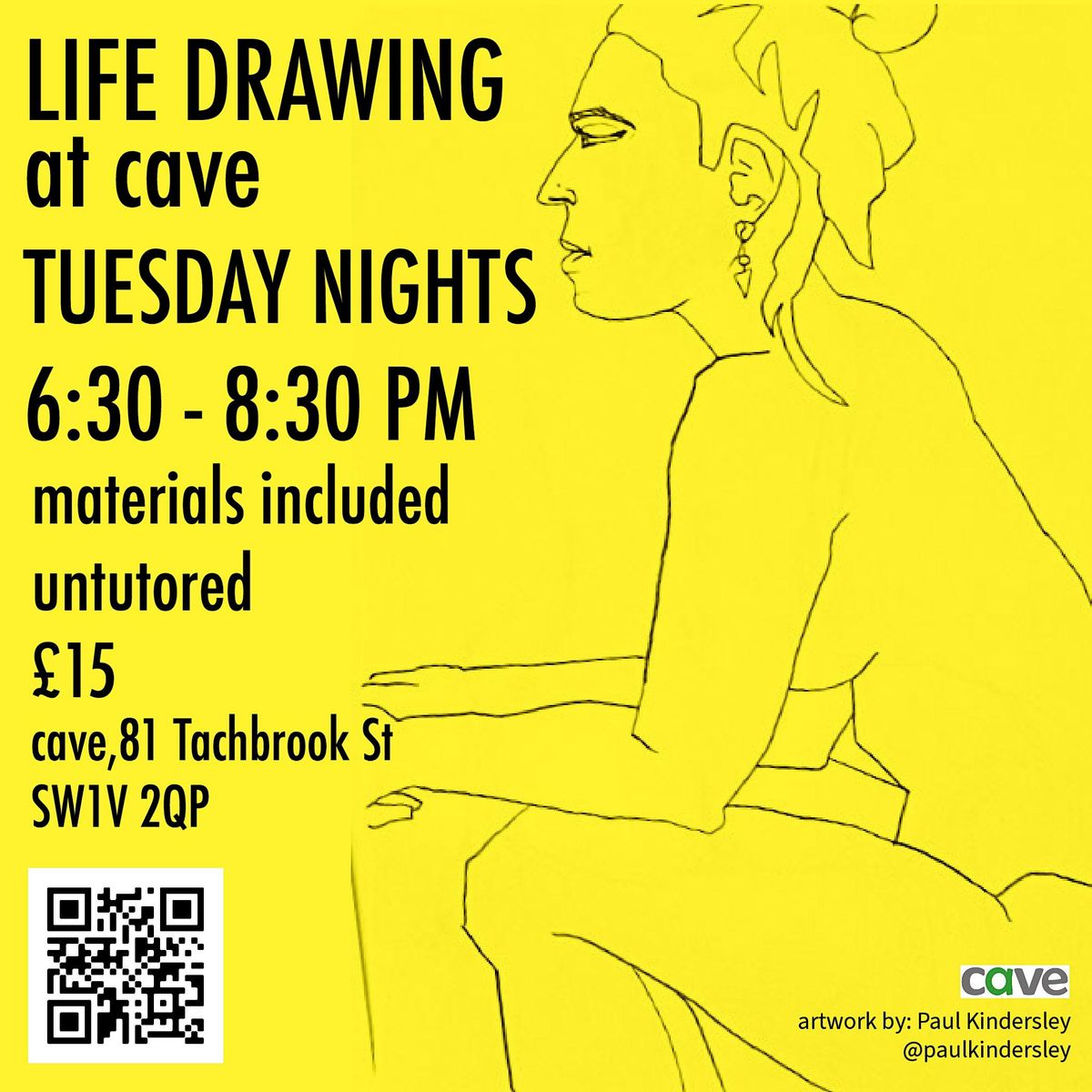 Life Drawing @ Cave Pimlico