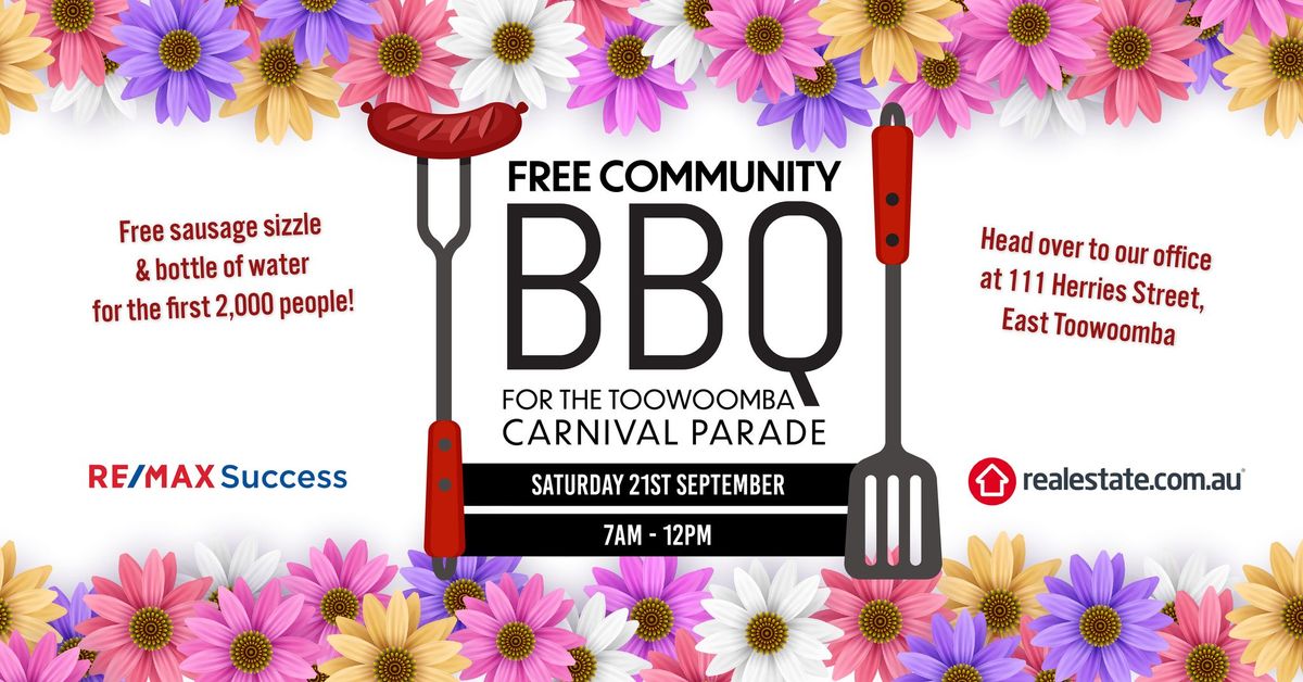 Free Community BBQ - Toowoomba Carnival Parade