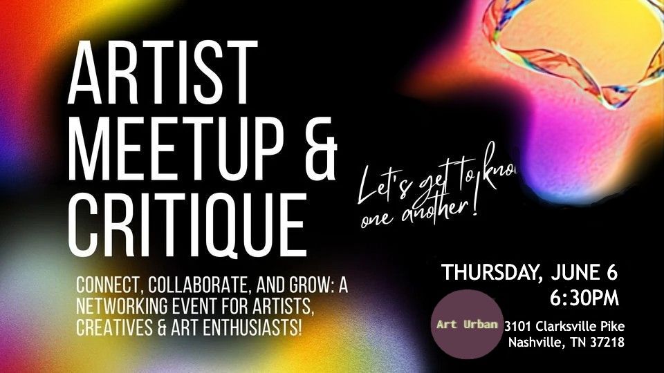Artist Meetup & Networking Event