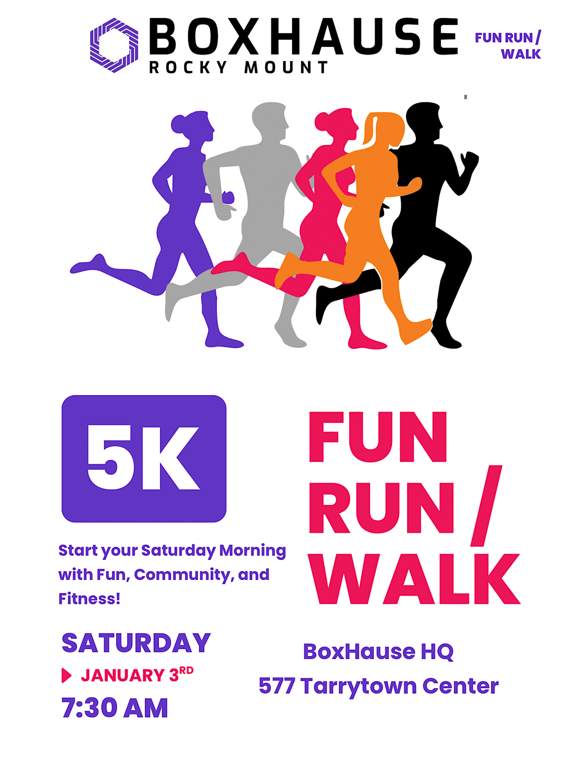 January BoxHause Monthly 5k Fun Run\/Walk at HQ