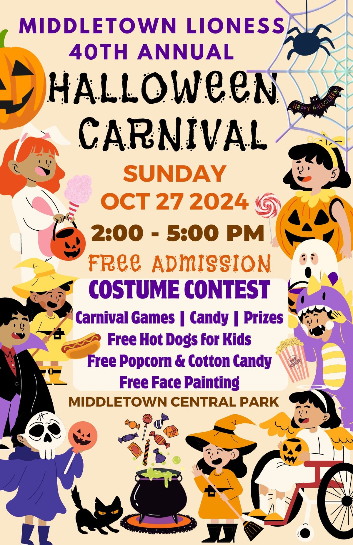 Middletown Lioness Club's 40th Annual Halloween Carnival