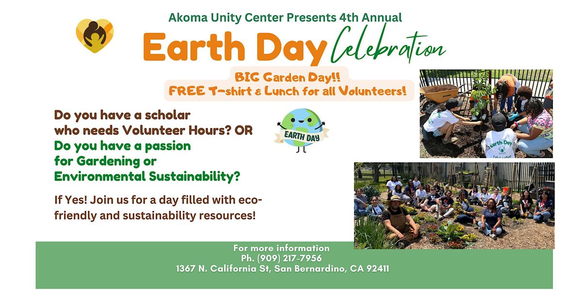 Akoma's 4th Annual Earth Day Family Fun Celebration