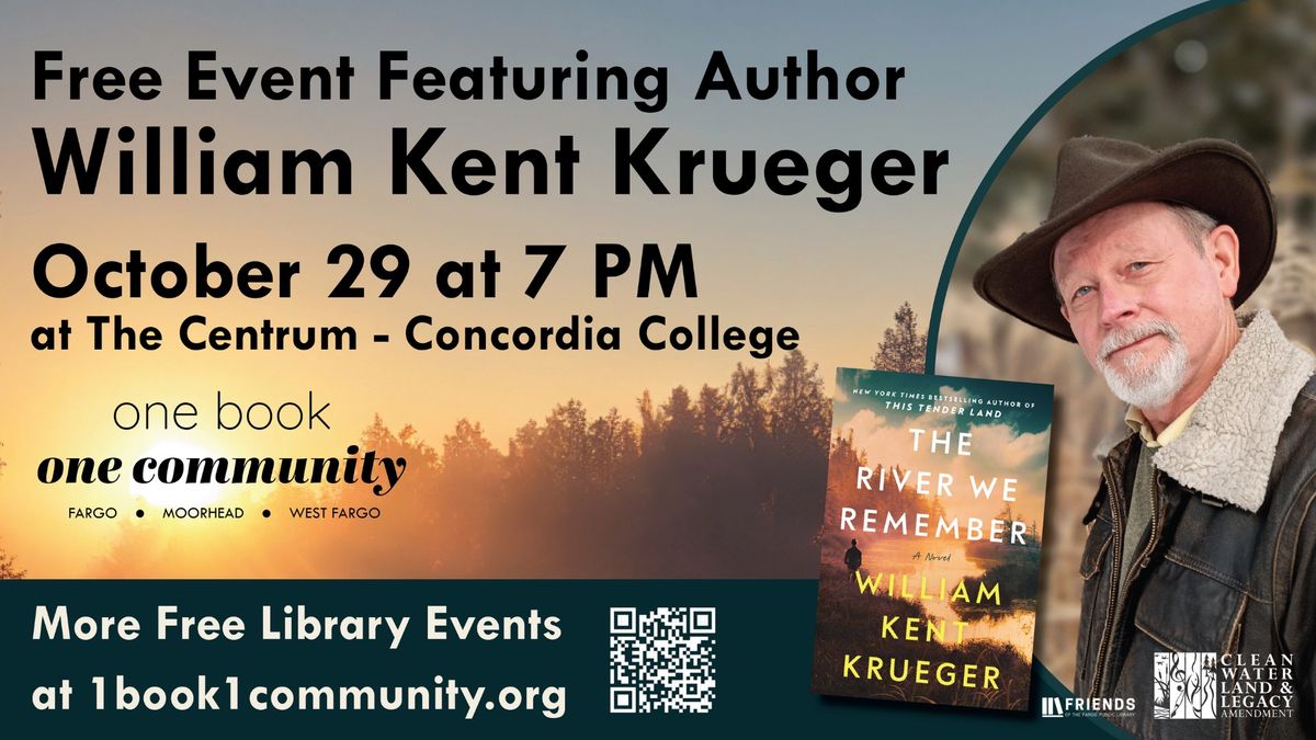 "The River We Remember" presentation with Author William Kent Krueger