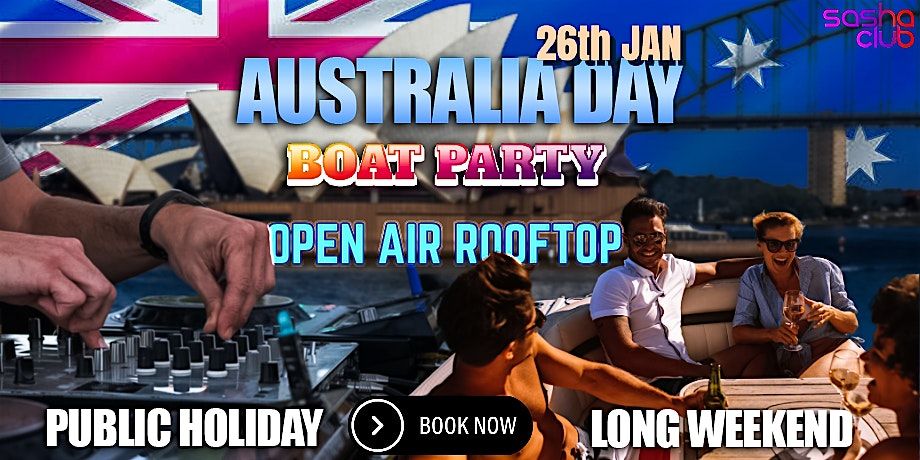 AUSTRALIA DAY BOAT PARTY | SUNSET & FIREWORKS | LONG WEEKEND