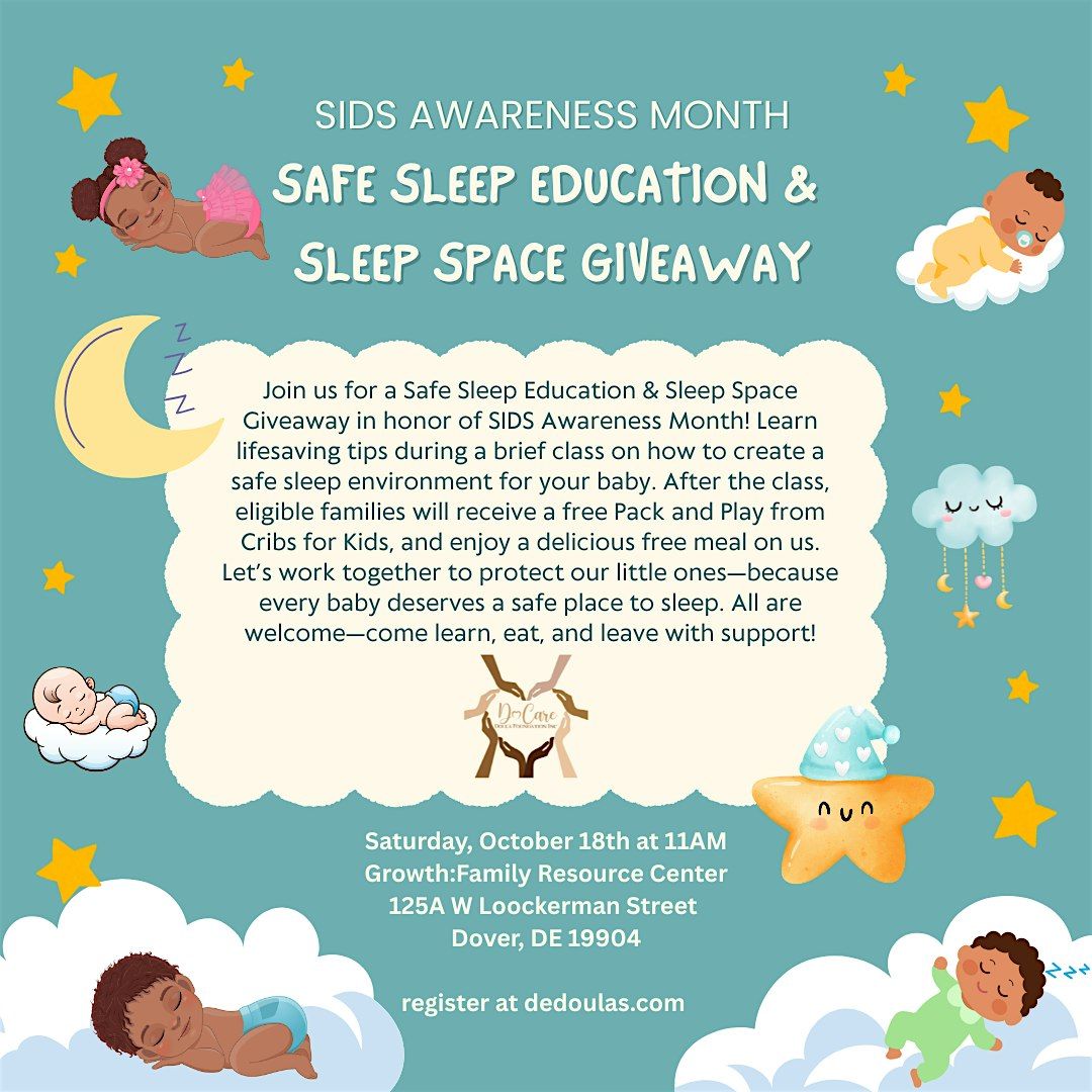 SIDS Awareness Education & Safe Sleep Distribution