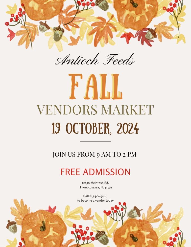 Antioch Fall Vendors Market