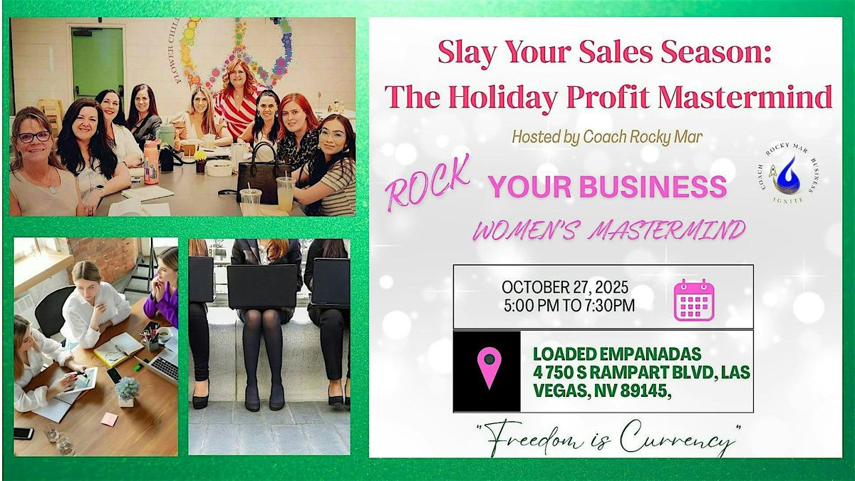 Slay Your Sales Season: The Holiday Profit Mastermind