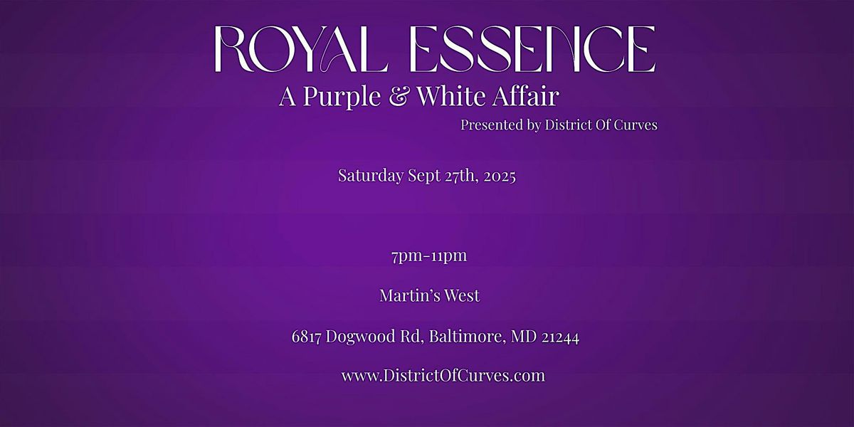 Royal Essence: A Purple & White Affair