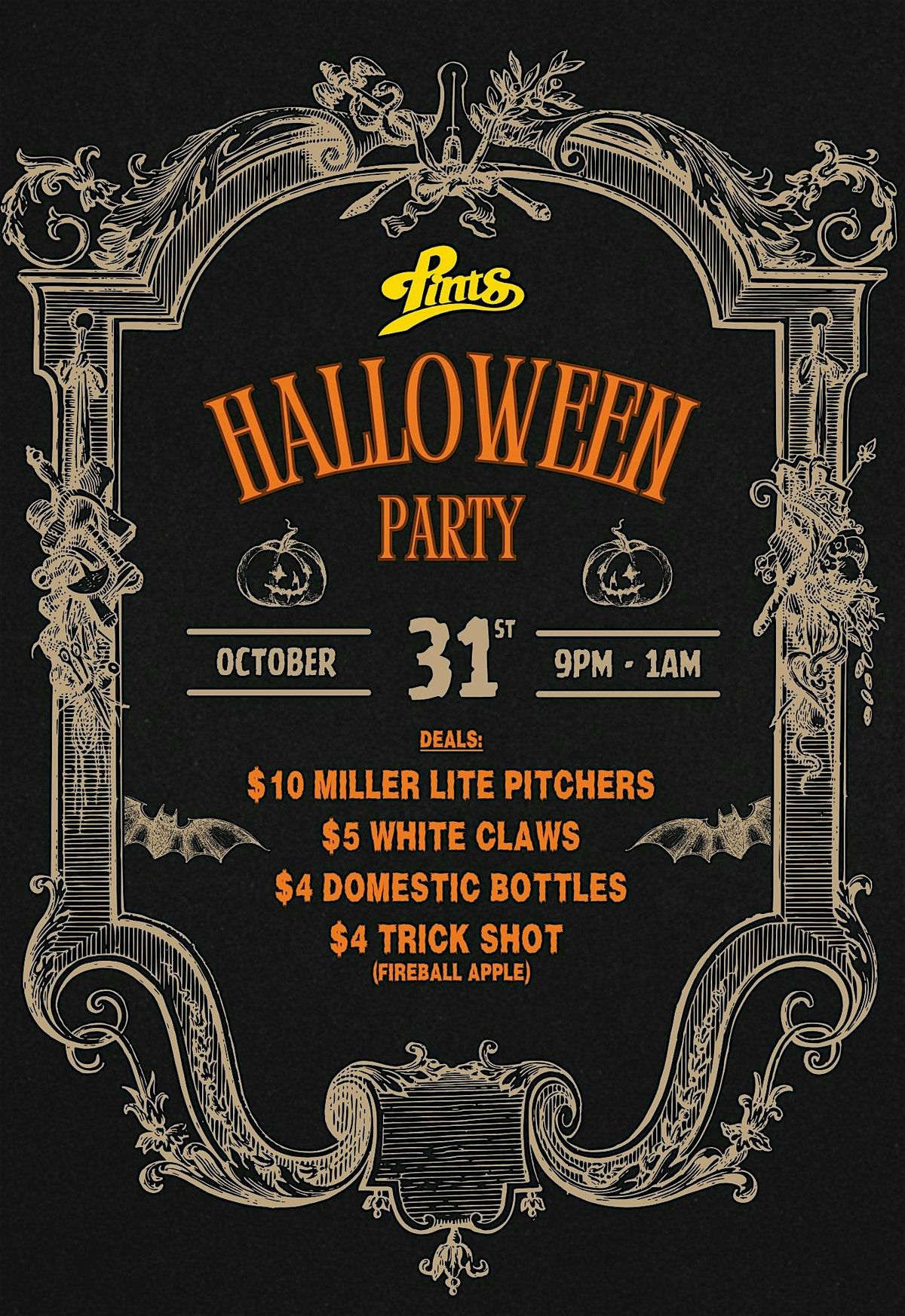 Pints Halloween Party