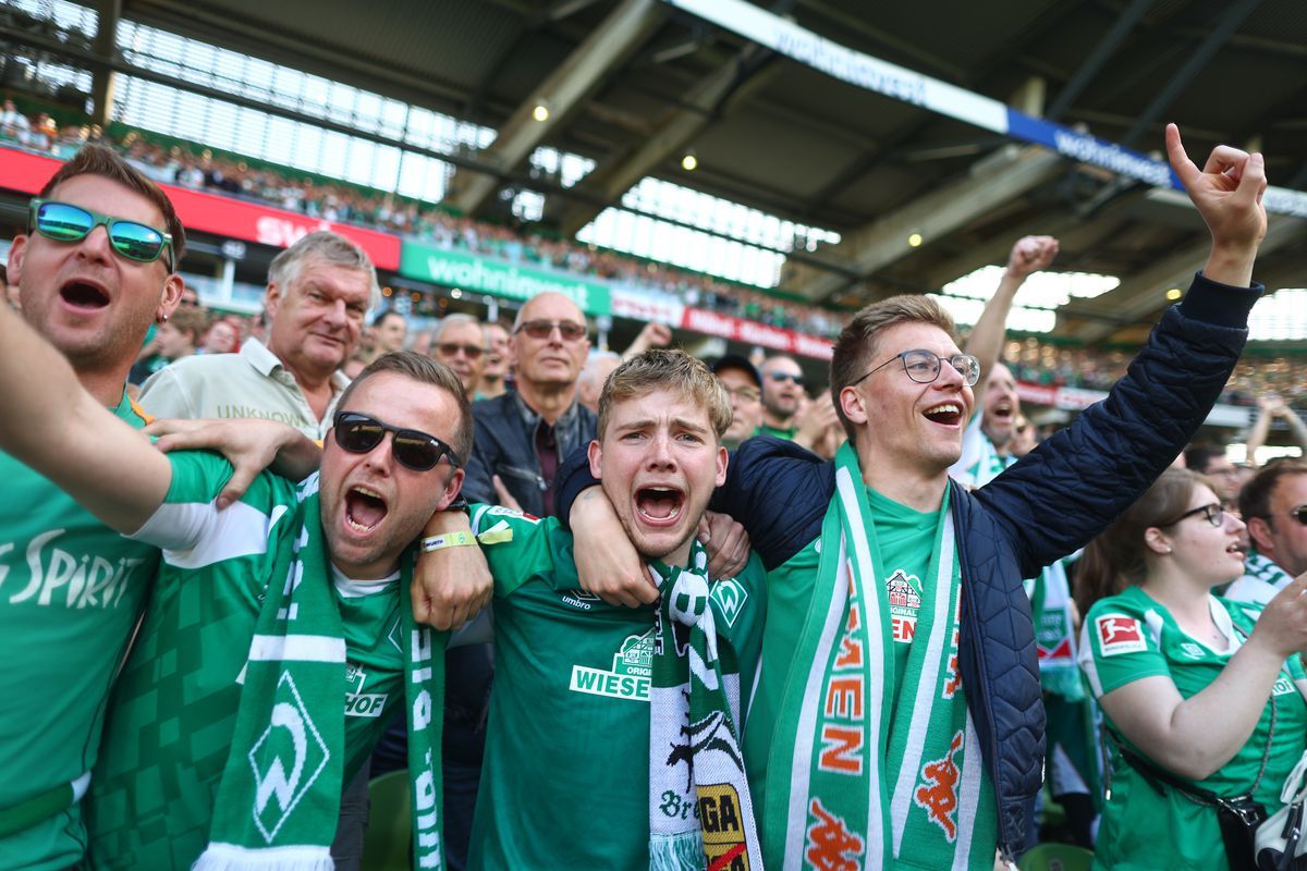 SV Werder Bremen vs Hamburger SV at Weserstadion