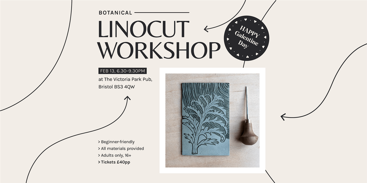 Galentine's Day \u2014 BOTANICAL Linocut Workshop