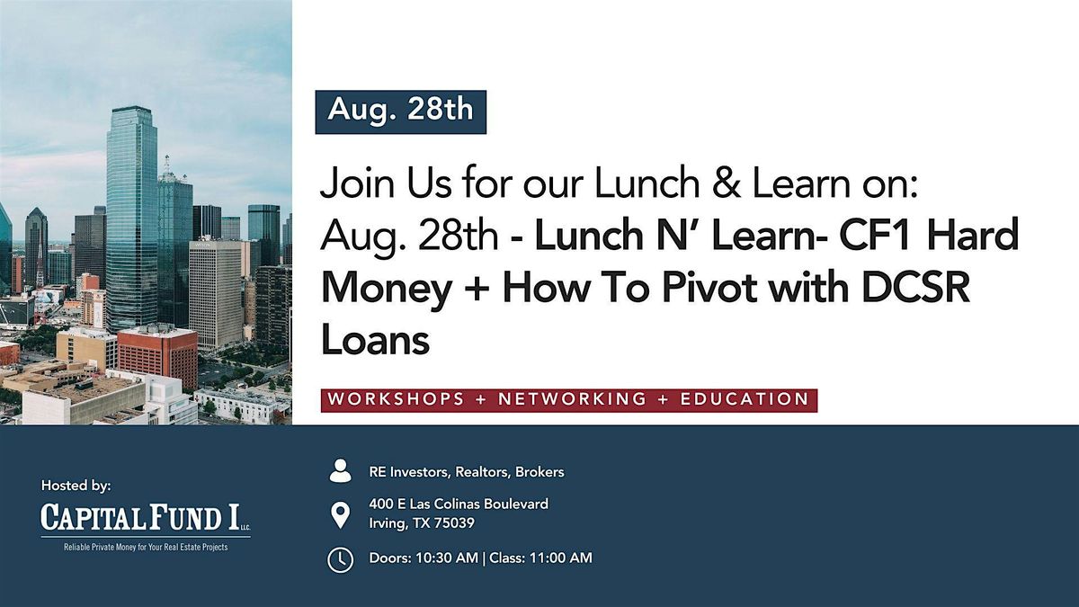 CF1 Presents: From Fix & Flip to Rent & Hold: How to Pivot with DSCR Loans