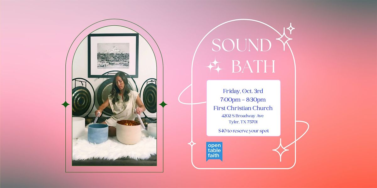 Sound Bath Community Event
