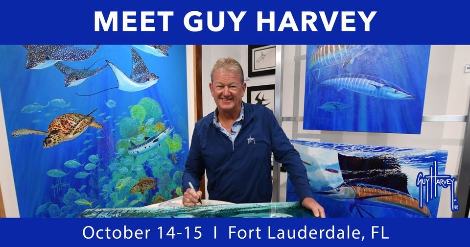Meet Guy Harvey at our Fort Lauderdale Store! , 816 E Las Olas Blvd ...