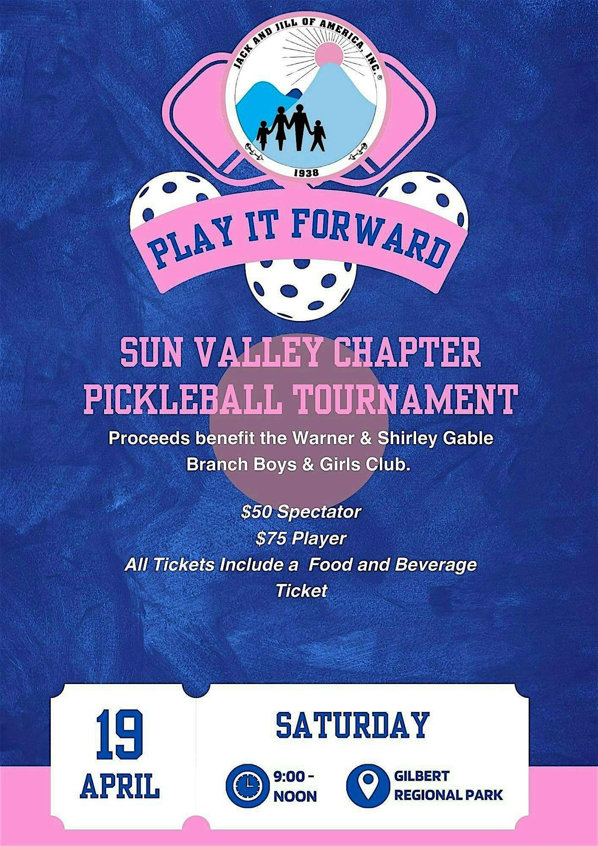 Play it Forward - Pickleball Tournament