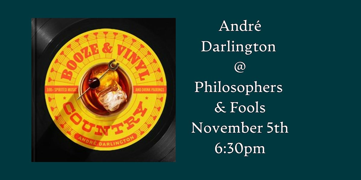 Author Talk: Booze & Vinyl