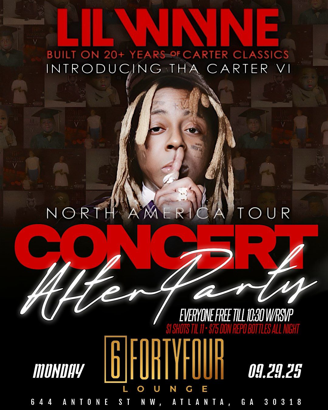 Vibez Of Atlanta Presents : Game Night Monday\u2019s Lil Wayne Concert Party
