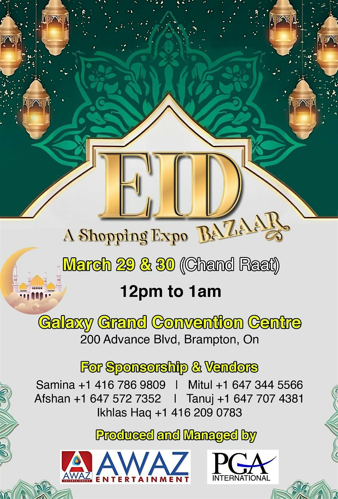 Eid Bazaar.