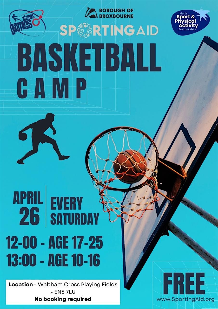 FREE Basketball Session - 1pm ages 10 - 16