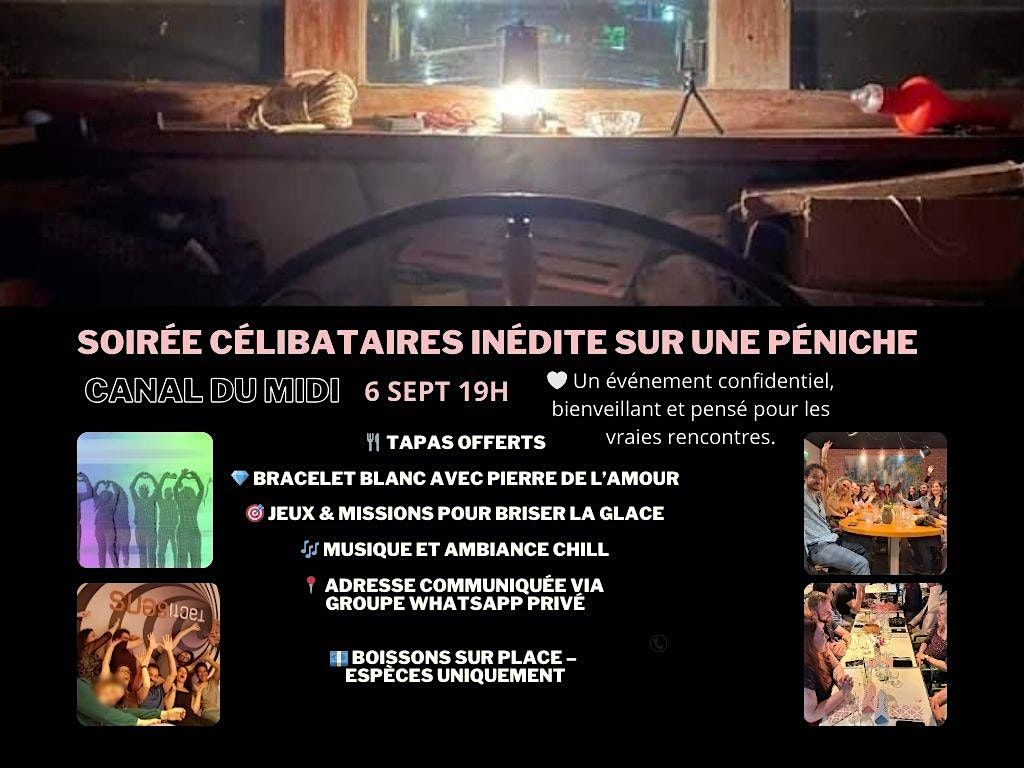 SOIR\u00c9E C\u00c9LIBATAIRES IN\u00c9DITE SUR UNE P\u00c9NICHE