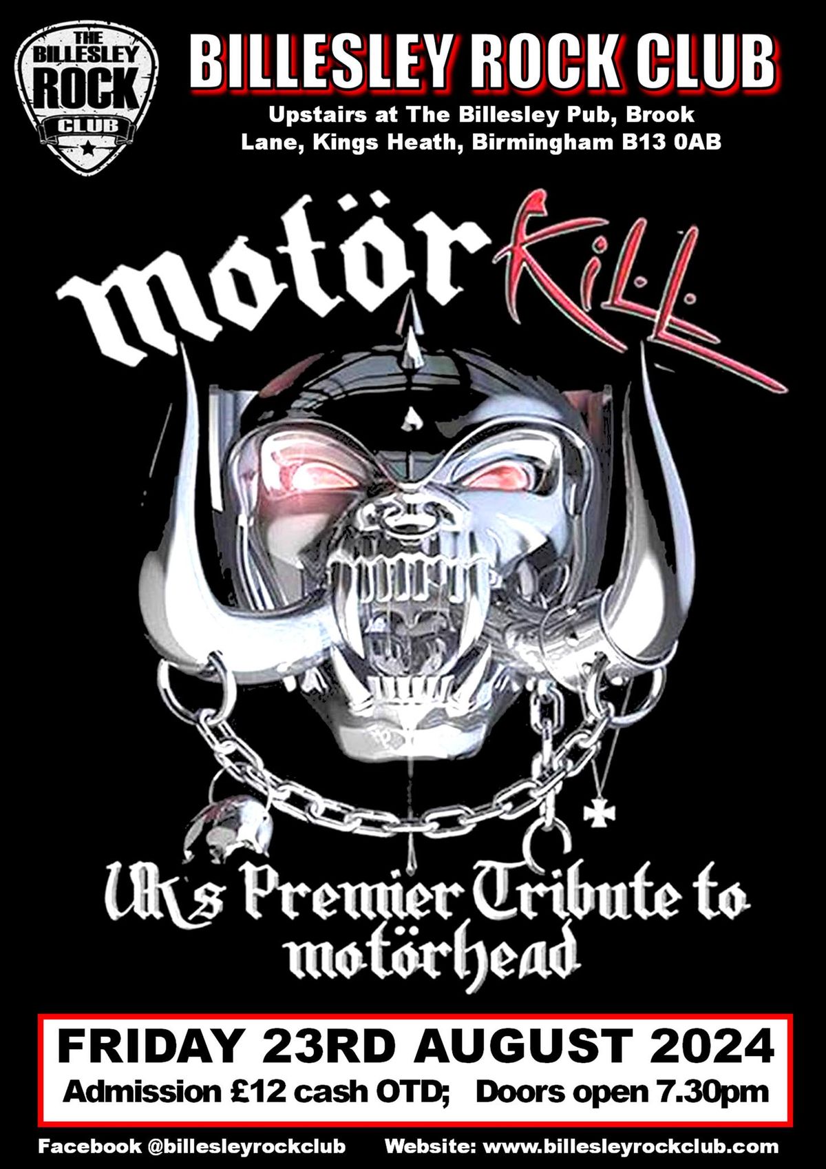 Motorkill - a tribute to Motorhead - \u00a312 OTD