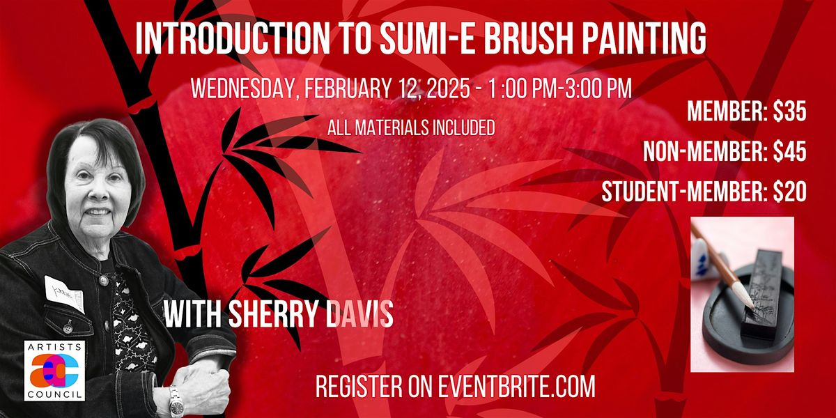 Introduction to Sumi-e Brush Painting with Sherry Davis