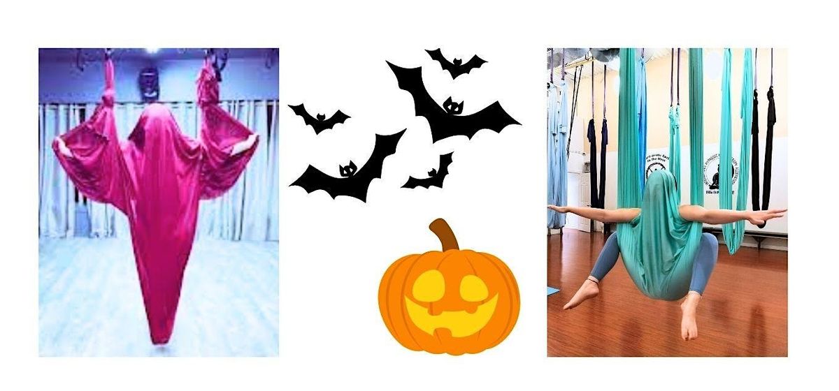 Aerial Yoga Workshop Halloween Theme
