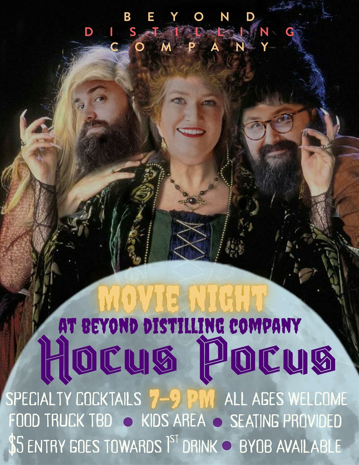 Hocus Pocus Movie Night at Beyond Distilling Company
