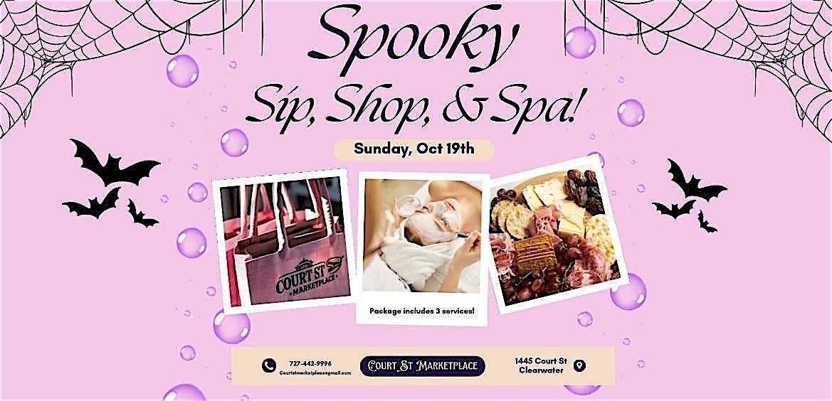 Spooky Sip, Shop, & Spa!
