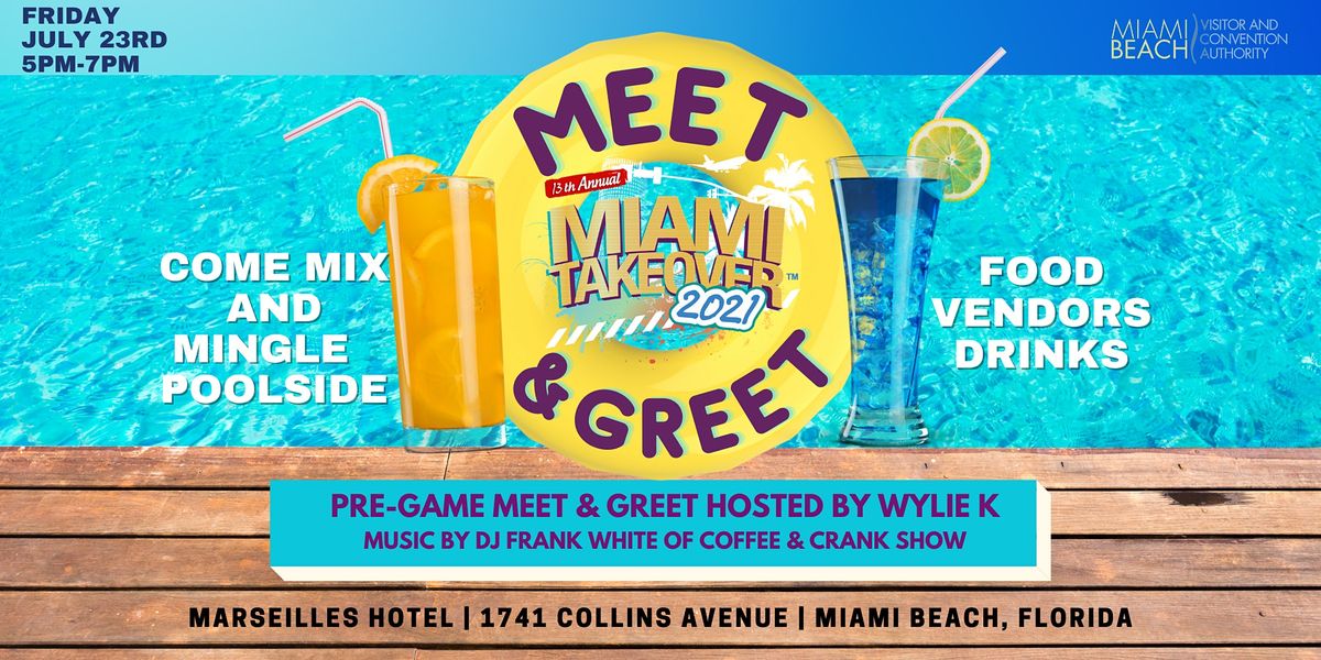 MTO2021:  Meet & Greet (Single Event Only)