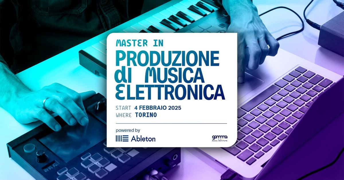 MASTER in PRODUZIONE di MUSICA ELETTRONICA at KRH STUDIO, TORINO