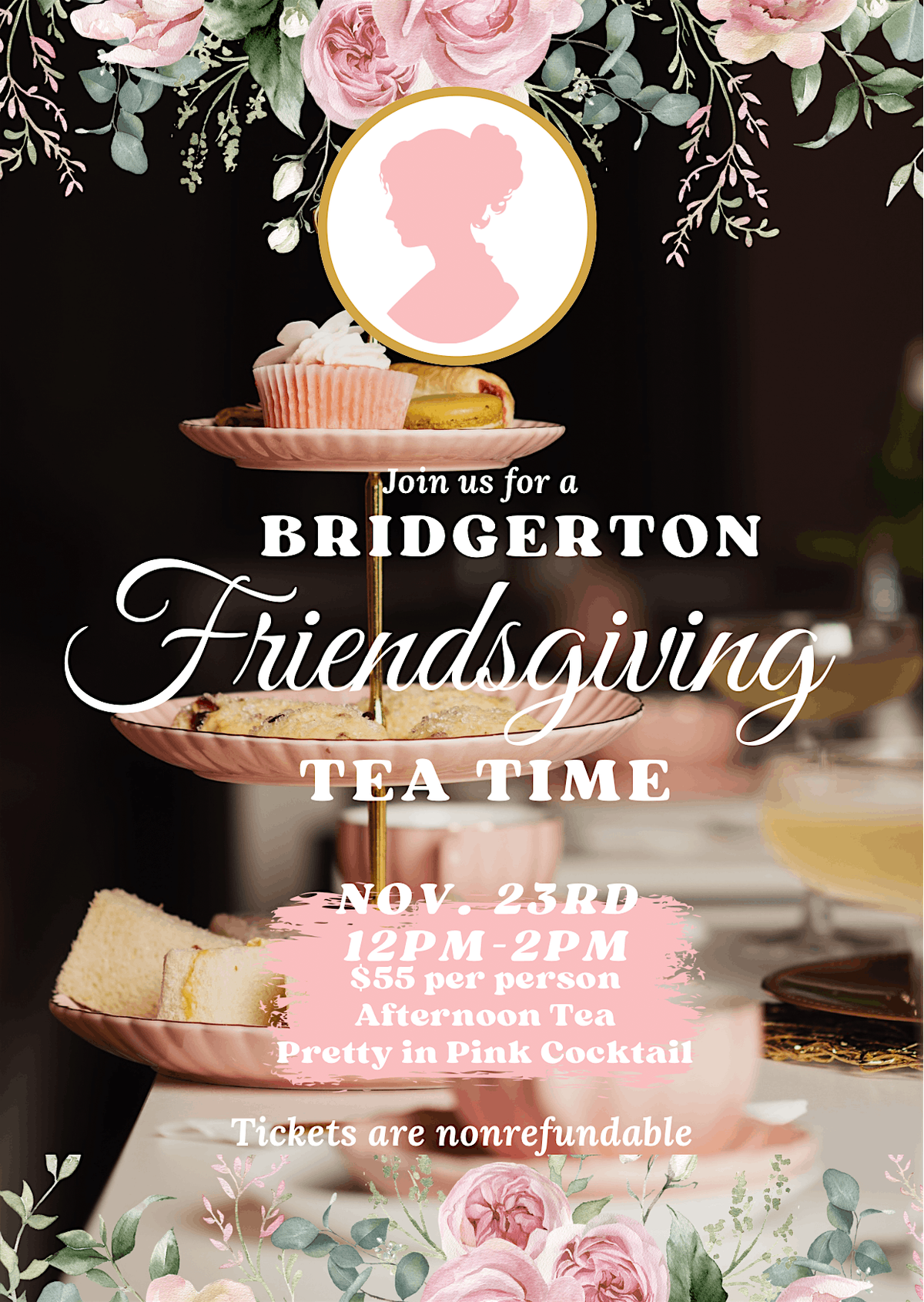 Bridgerton Friendsgiving Tea Party