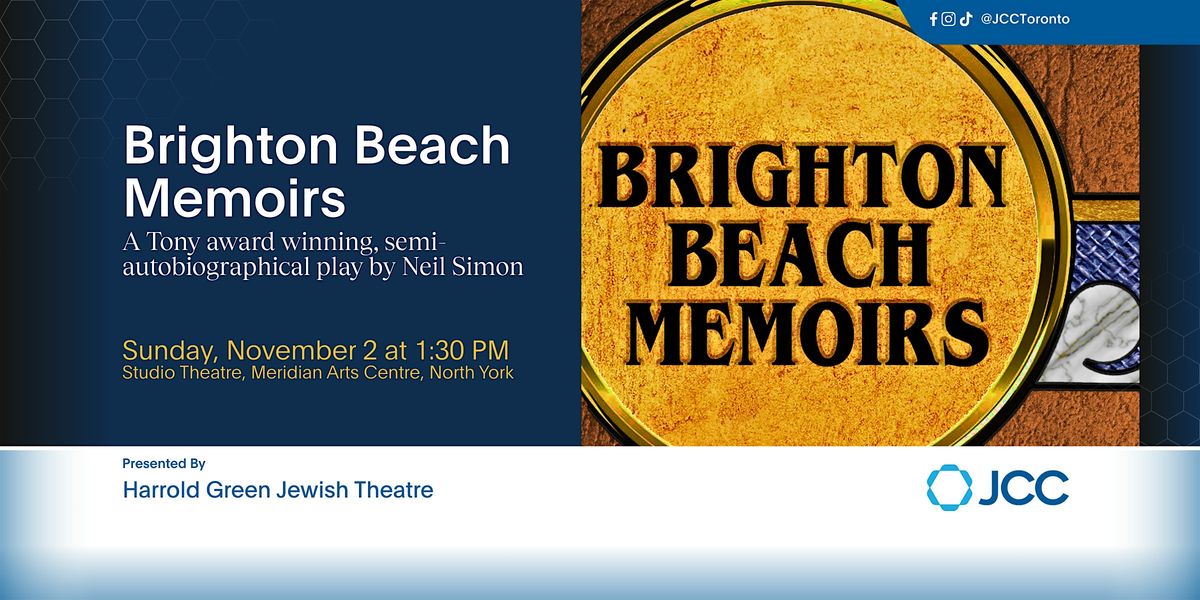 Brighton Beach Memoirs by Neil Simon