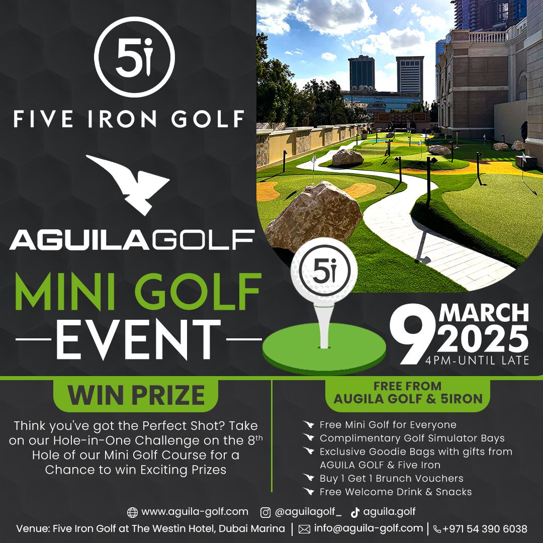 Aguila Golf Mini Golf EVent