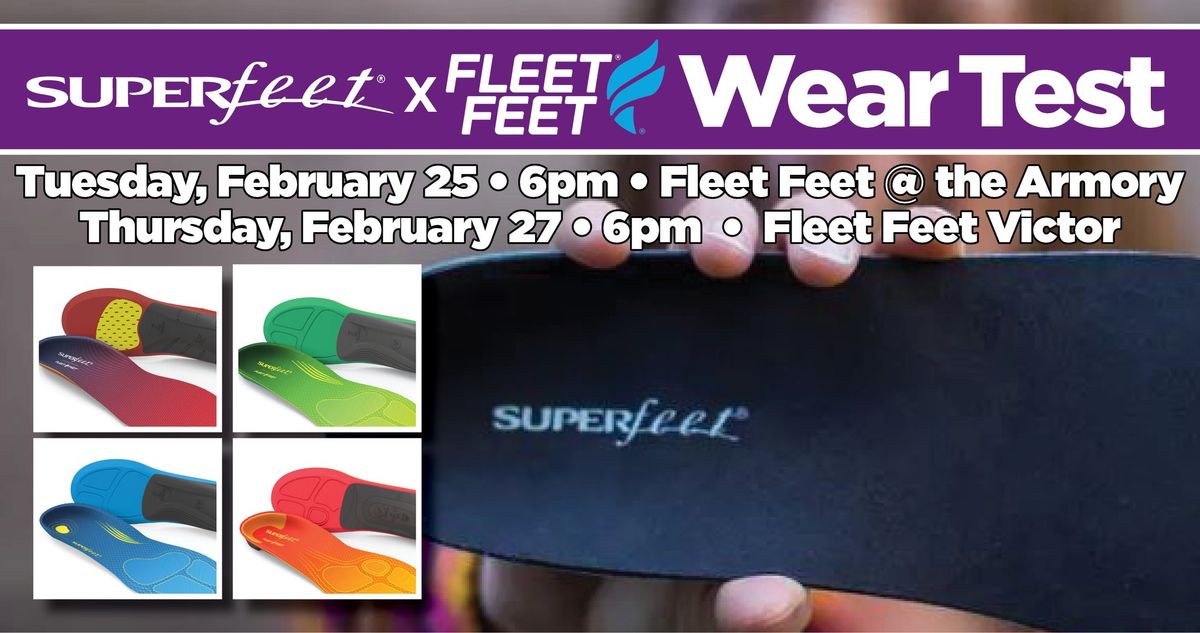 Superfeet x Fleet Feet Wear Test