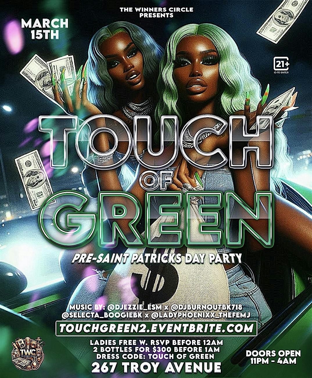 TOUCH OF GREEN: PRE-SAINT PATRICK\u2019S DAY PARTY