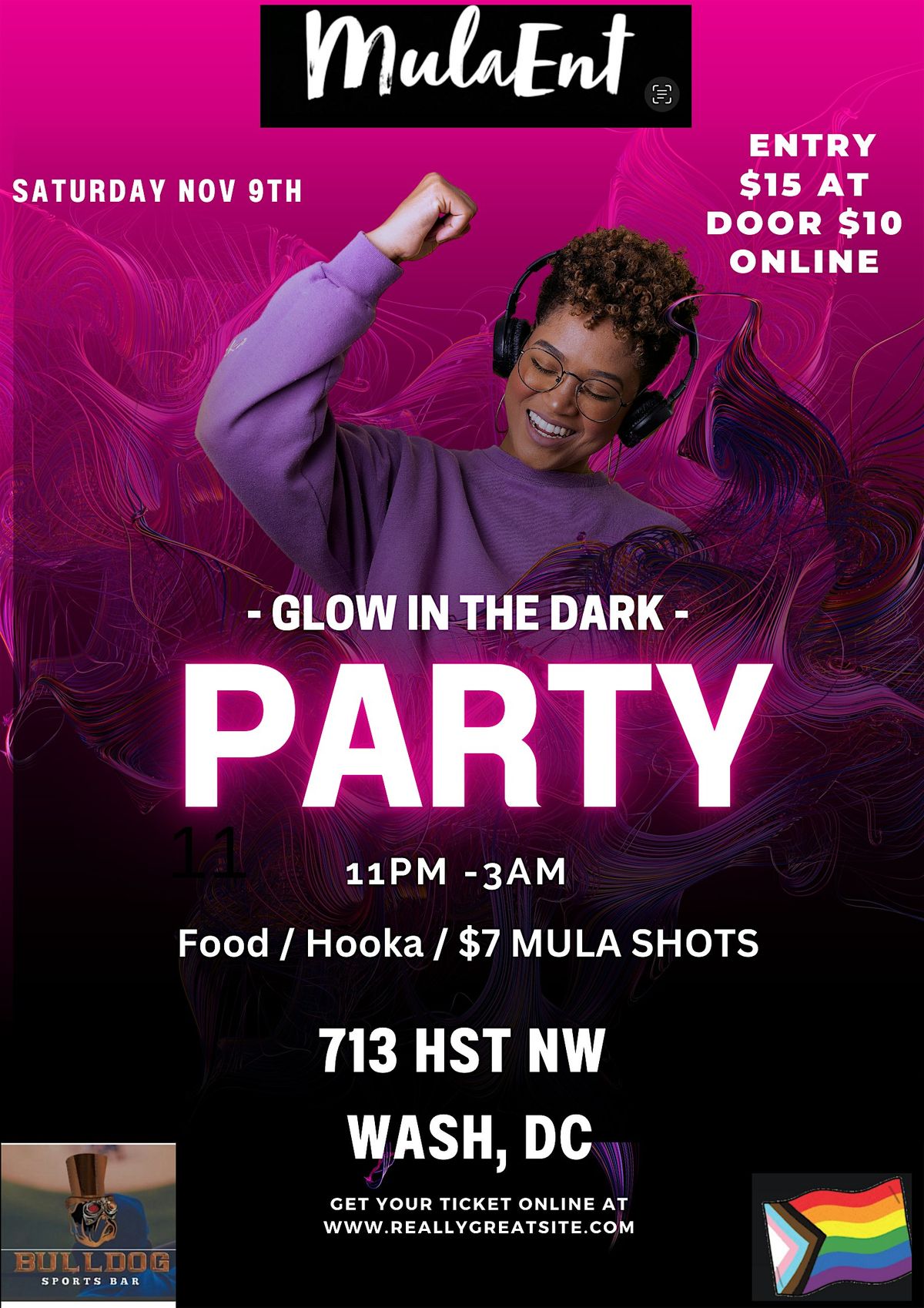 GLOW IN THE DARK PARTY LADIES WHO LOVE LADIES