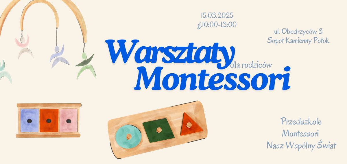 Montessori w domu - warsztaty dla rodzic\u00f3w