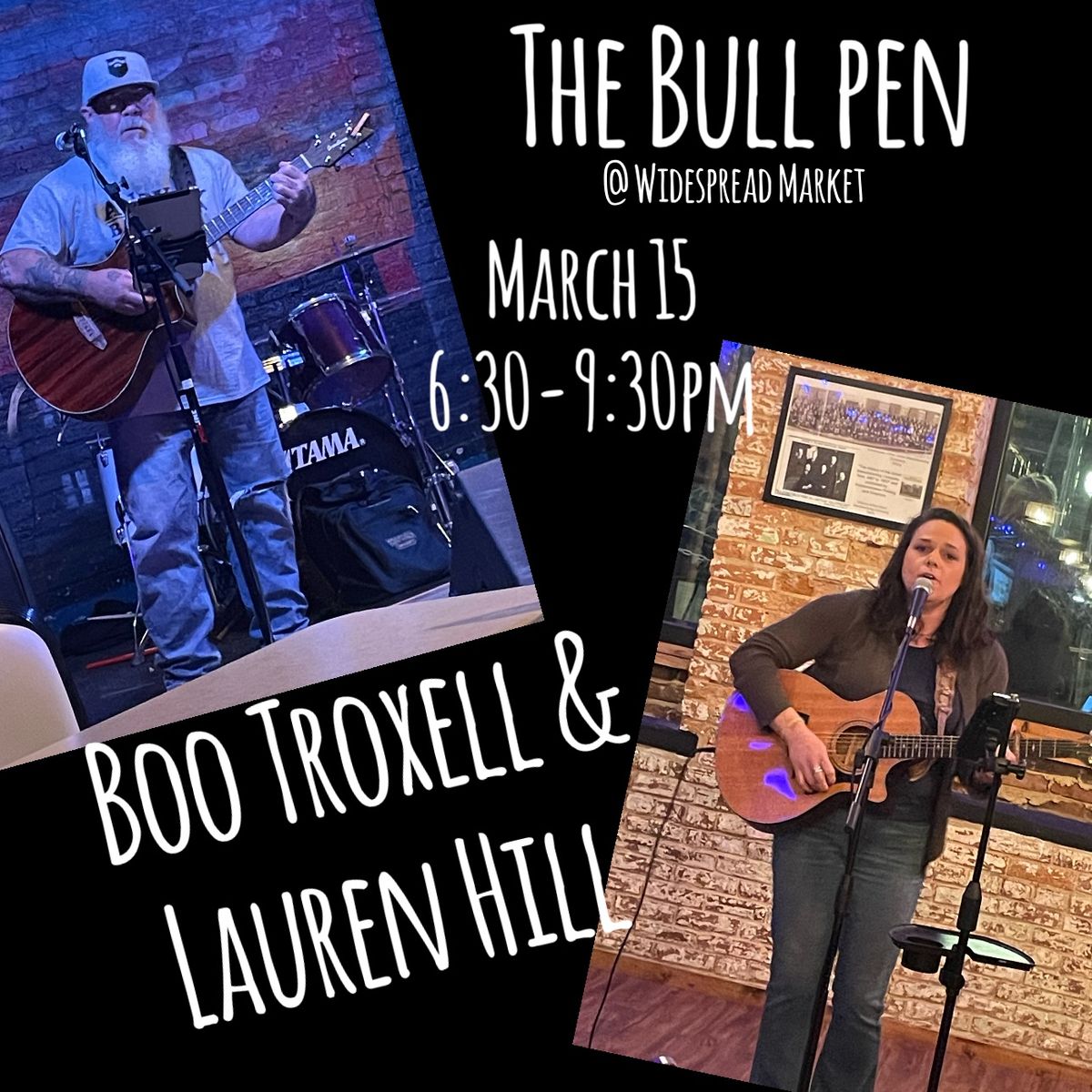 Live Music Boo Troxell & Lauren Hill