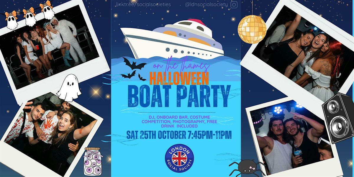 18-35s Halloween Boat Party on the Thames