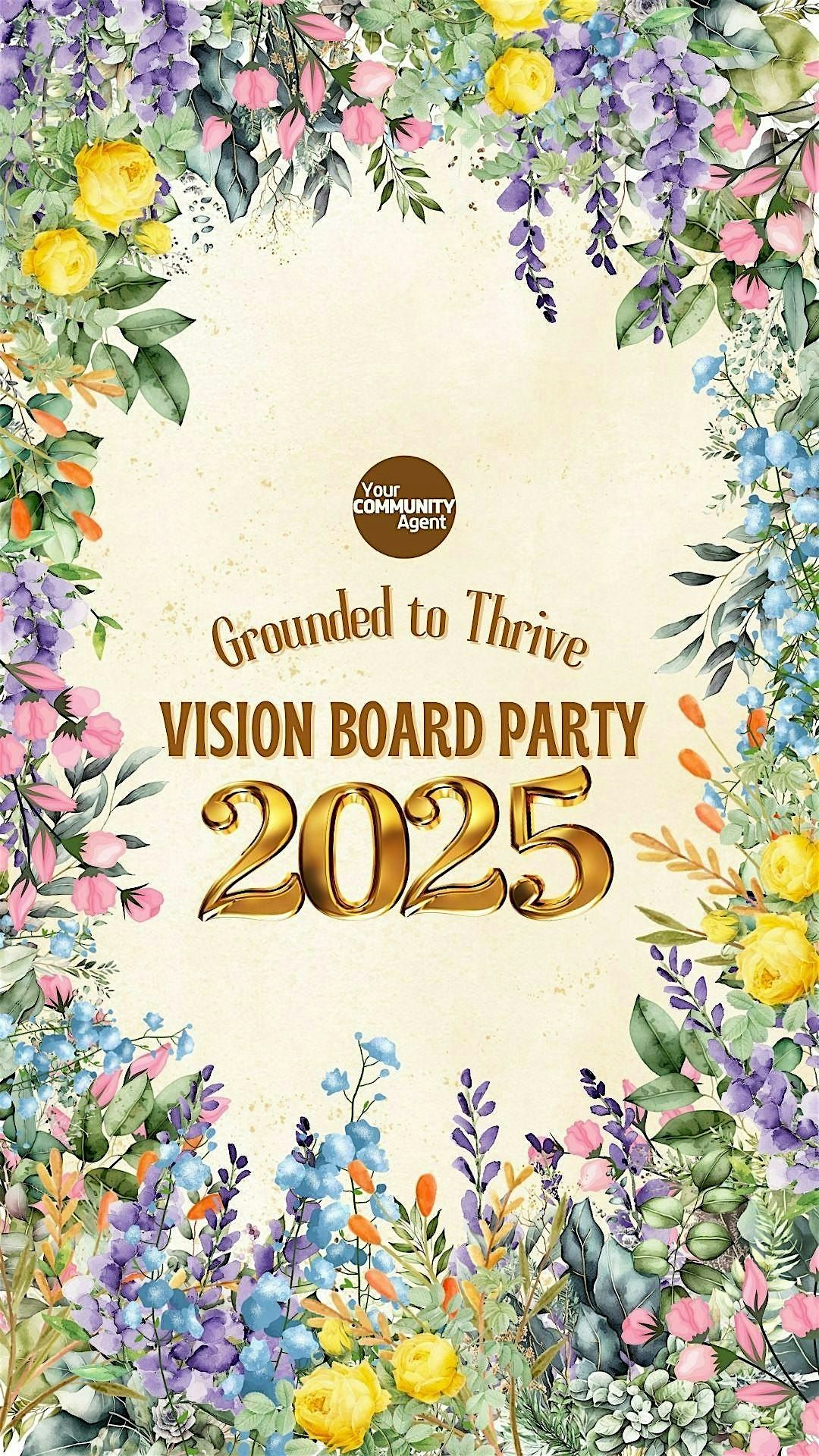 Vision Board Party 2025: Grounded to Thrive