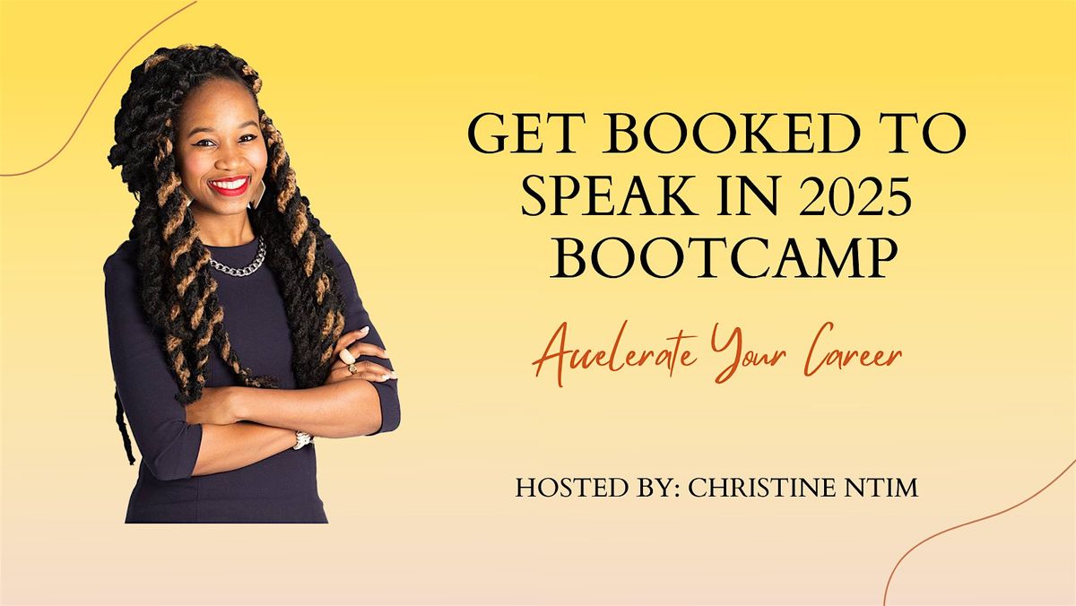 Get Booked To Speak in 2025 Live Event