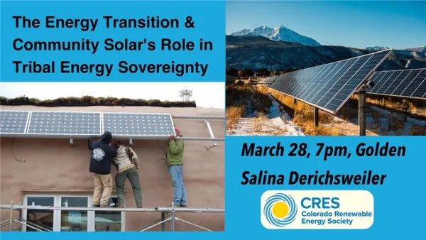 The Energy Transition & Community Solar's Role in Tribal Energy Sovereignty