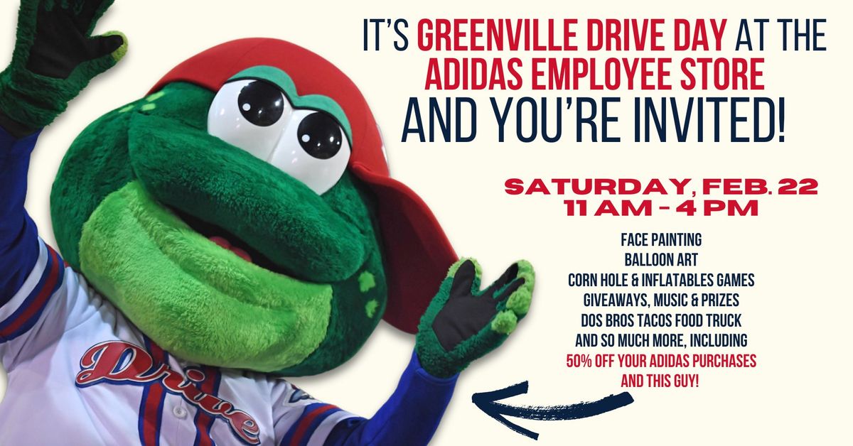 Greenville Drive Day at the adidas Employee Store