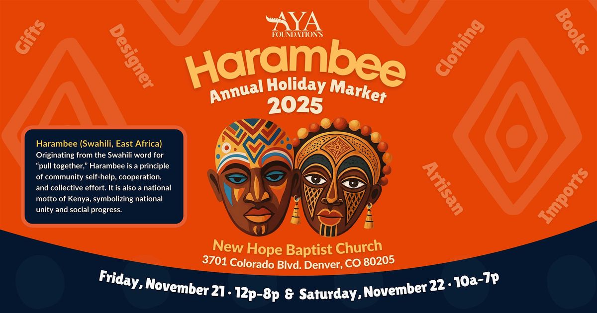 Harambee Fall Market Vendor Fee