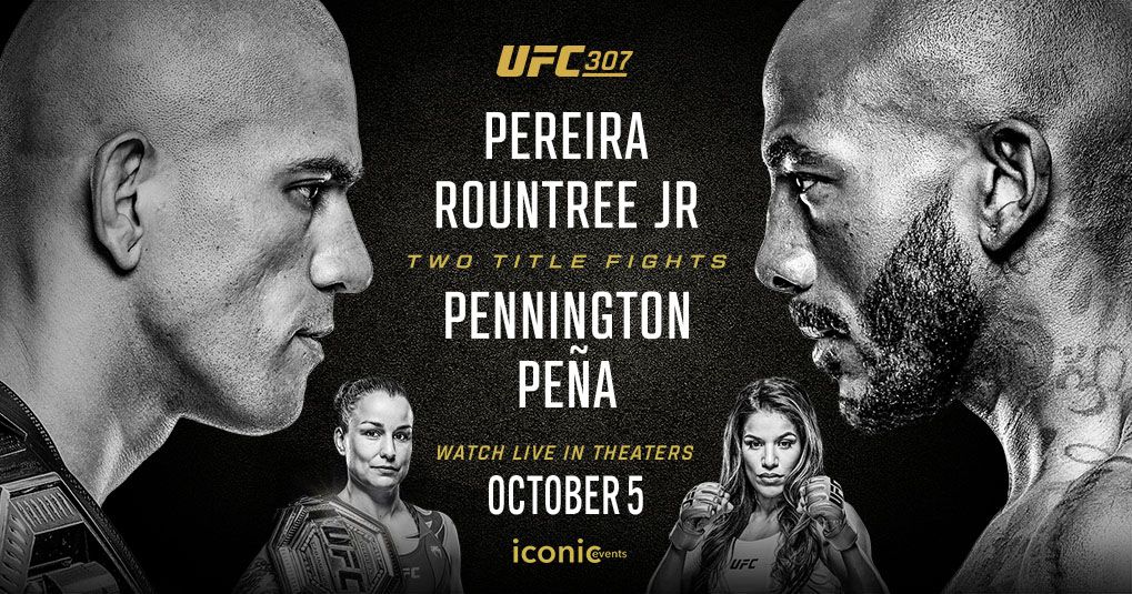 UFC 307: Pereira vs Rountree Jr - Saturday, October 5