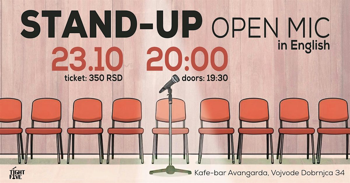Stand-up open mic